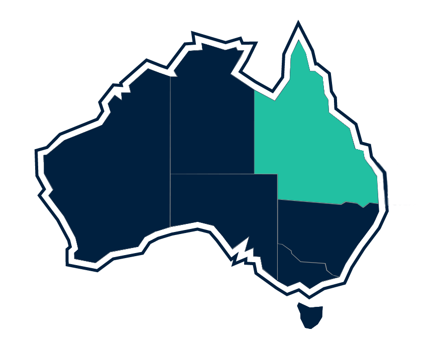 Map Austalia - Queensland